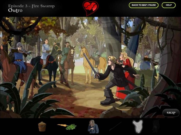 Скриншот из игры Princess Bride Game