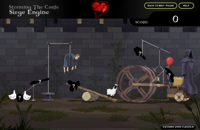 Скриншот из игры Princess Bride Game