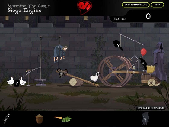 Скриншот из игры Princess Bride Game