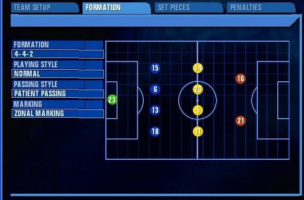 Скриншот из игры Premier Manager 2003-2004