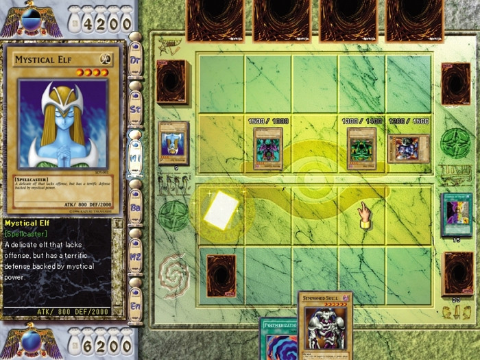 Скриншот из игры Yu-Gi-Oh! Power of Chaos: Yugi the Destiny