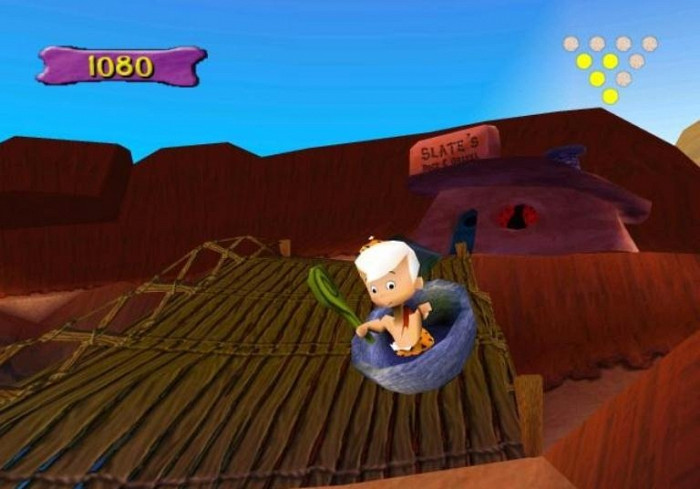 Скриншот из игры Flintstones Bedrock Bowling, The