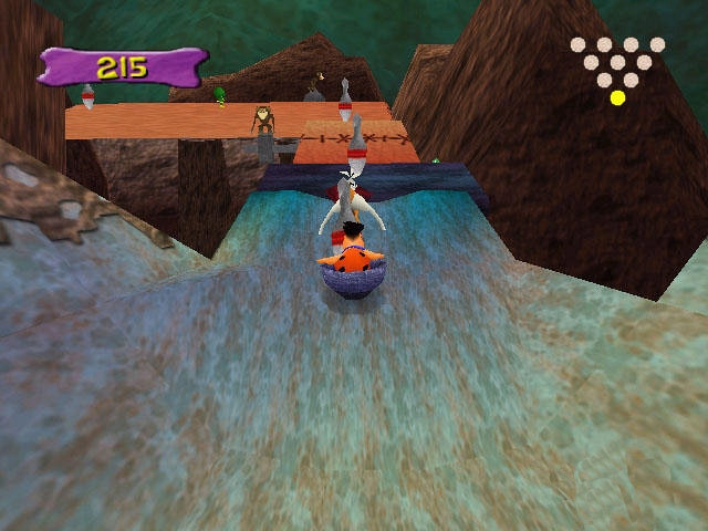 Скриншот из игры Flintstones Bedrock Bowling, The