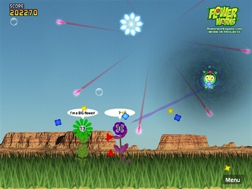 Скриншот из игры Flowerworks