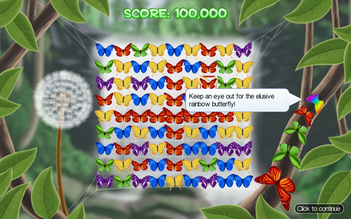 Скриншот из игры Fluttabyes