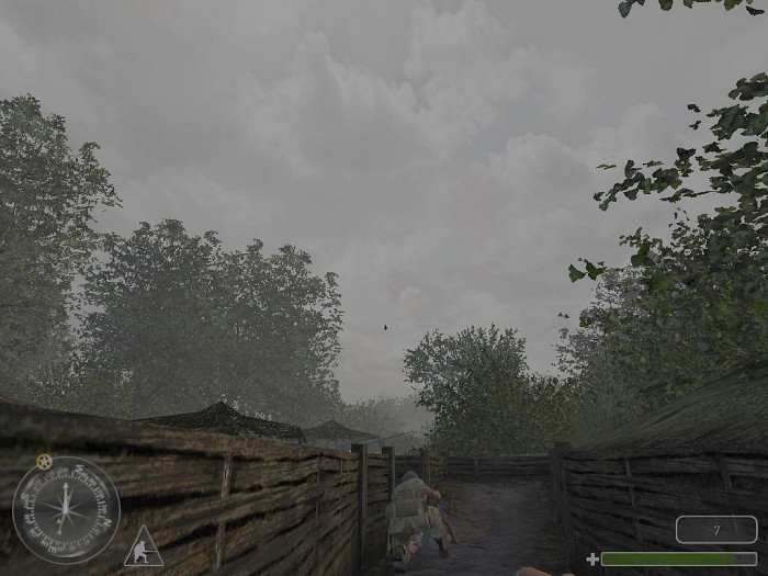 Скриншот из игры Call of Duty