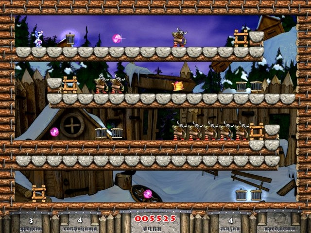 Скриншот из игры Snowy: Treasure Hunter