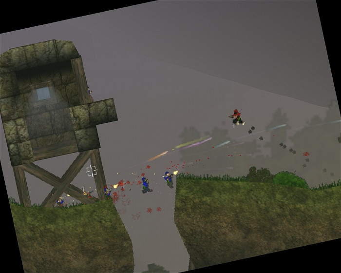 Скриншот из игры Soldat