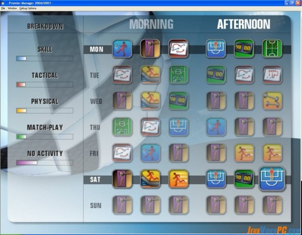 Скриншот из игры Premier Manager 2006-2007