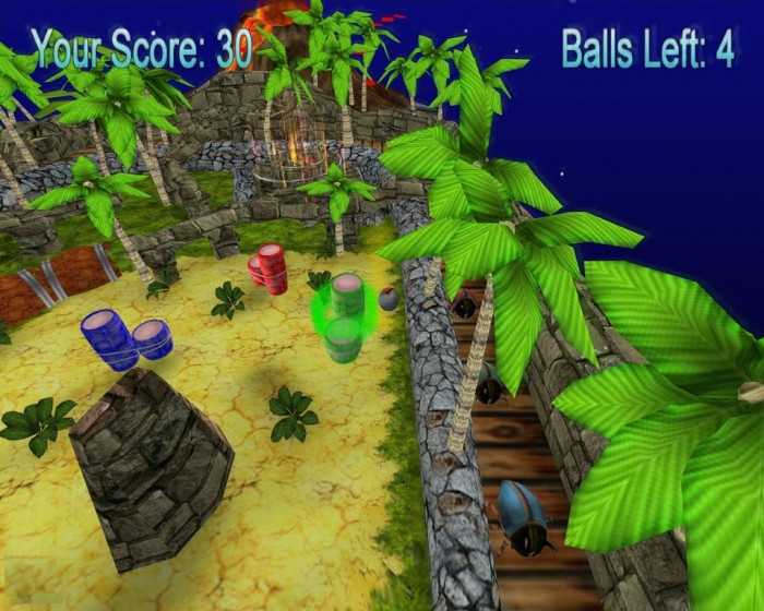 Скриншот из игры Powershot Pinball