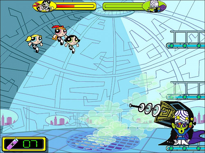 Скриншот из игры Powerpuff Girls: Mojo Jojo's Pet Project