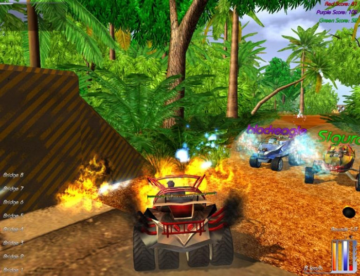 Скриншот из игры HyperBall Racing
