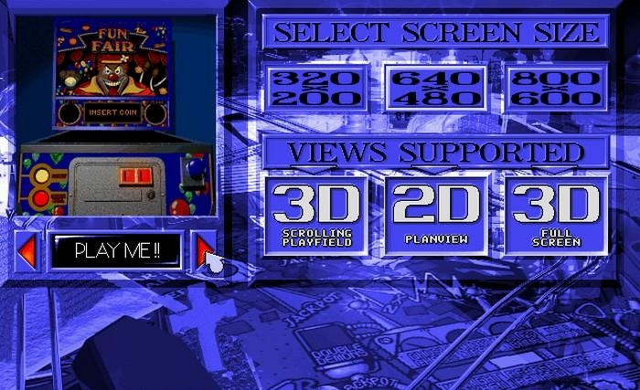 Скриншот из игры Hyper 3-D Pinball