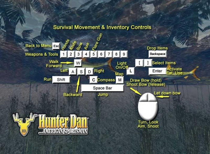 Скриншот из игры Hunter Dan Bowfishing Survival Gauntlet