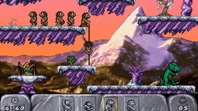 Скриншот из игры Humans 2: The Jurassic Levels