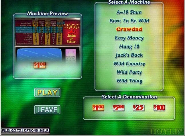 Скриншот из игры Hoyle Slots and Video Poker