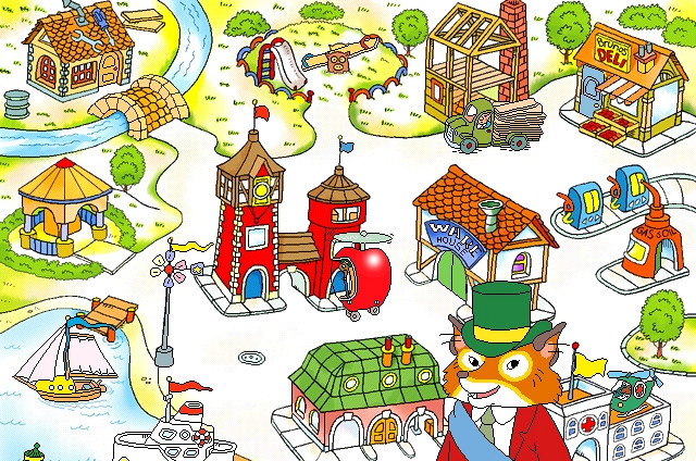 Скриншот из игры Busytown