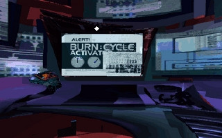 Скриншот из игры Burn: Cycle