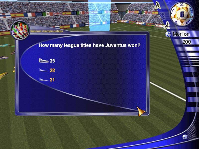 Скриншот из игры Foot Quiz Challenge