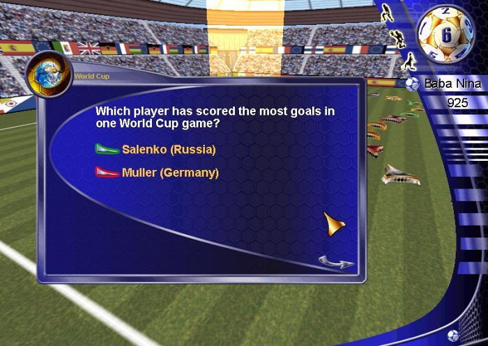 Скриншот из игры Foot Quiz Challenge