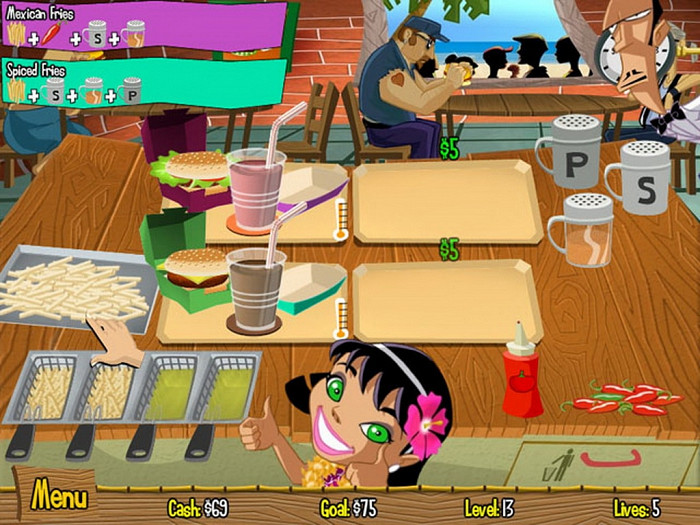 Скриншот из игры Burger Island