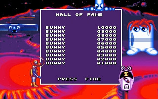 Скриншот из игры Bunny Bricks