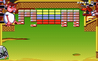 Скриншот из игры Bunny Bricks
