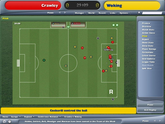 Скриншот из игры Football Manager 2006