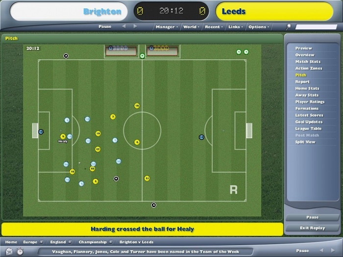 Скриншот из игры Football Manager 2006