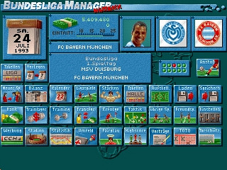 Скриншот из игры Bundesliga Manager Hattrick