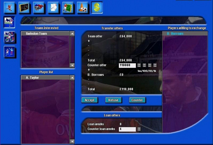 Скриншот из игры Football Masters 2002/03