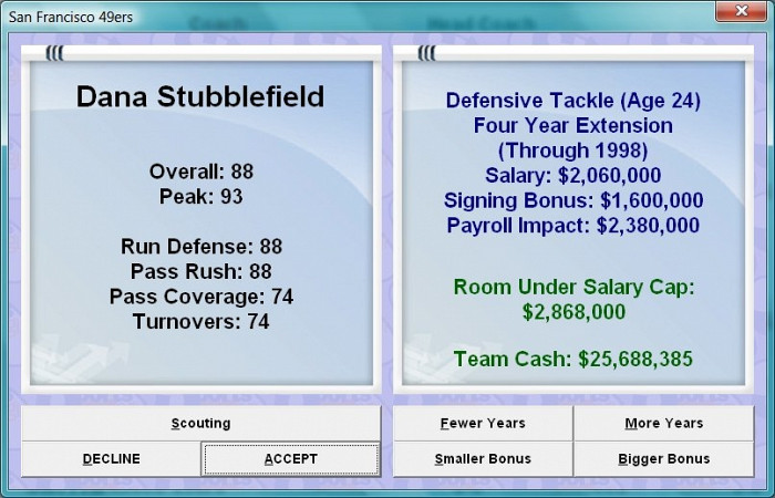 Скриншот из игры Football Mogul 2010
