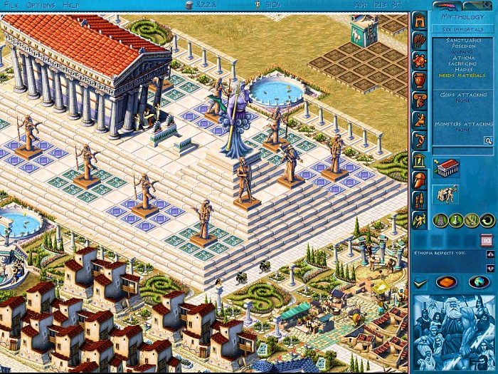 Скриншот из игры Zeus: Master of Olympus