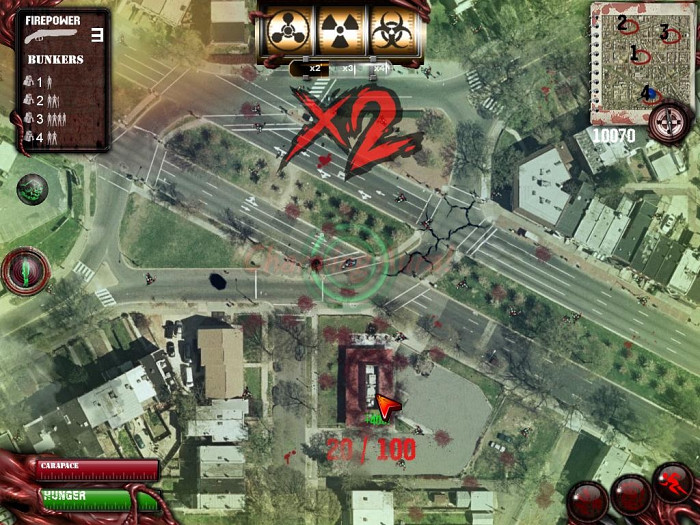 Скриншот из игры Zombilution