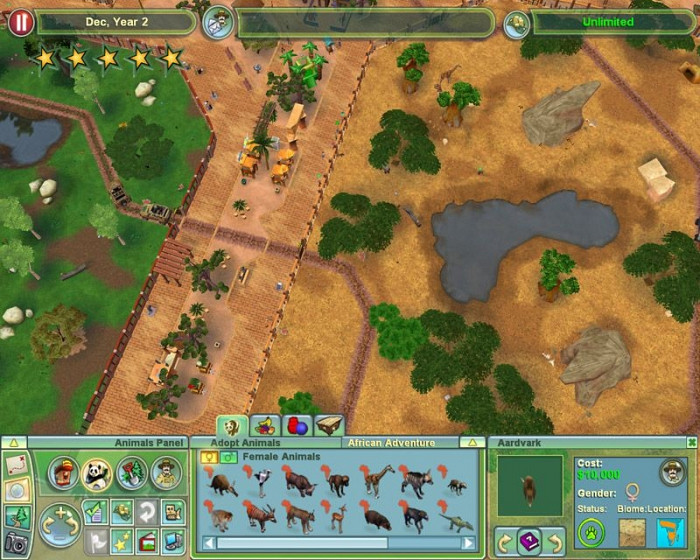 Скриншот из игры Zoo Tycoon 2: African Adventure