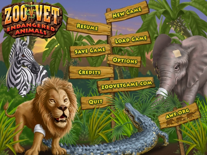 Скриншот из игры Zoo Vet: Endangered Animals