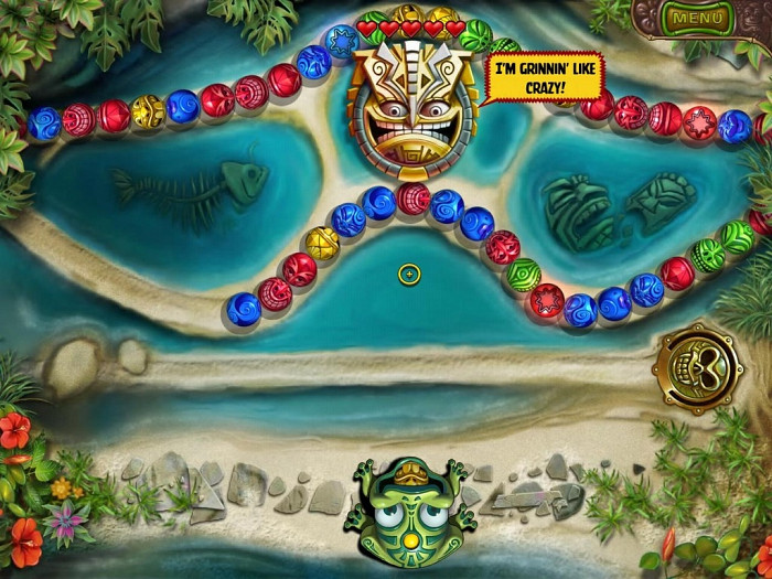 Скриншот из игры Zuma's Revenge