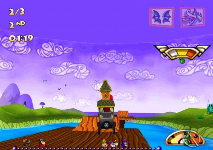 Скриншот из игры Wacky Races