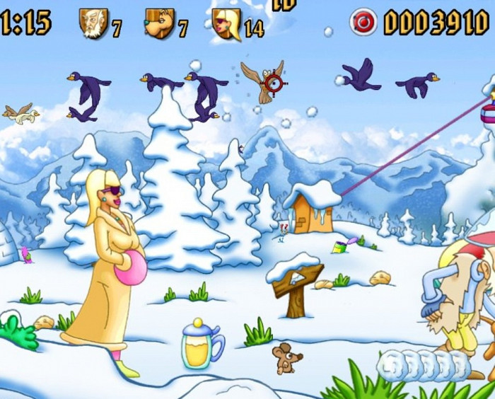Скриншот из игры Waldmeister Sause Pistenfeger