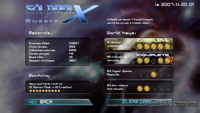 Скриншот из игры Soldner-x: Himmelssturmer