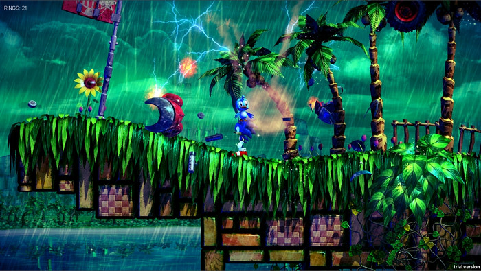 Скриншот из игры Sonic Fan Remix