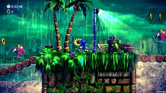 Скриншот из игры Sonic Fan Remix