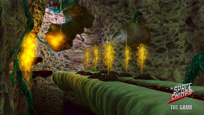 Скриншот из игры Space Chimps