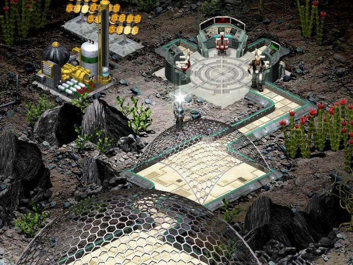 Скриншот из игры Space Colony