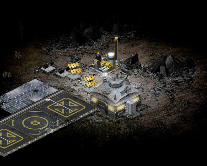 Скриншот из игры Space Colony