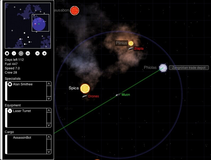 Скриншот из игры Space Exploration: Serpens Sector