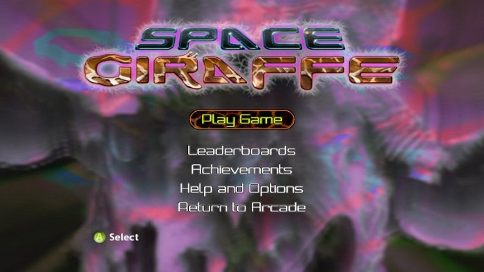 Обложка для игры Space Giraffe