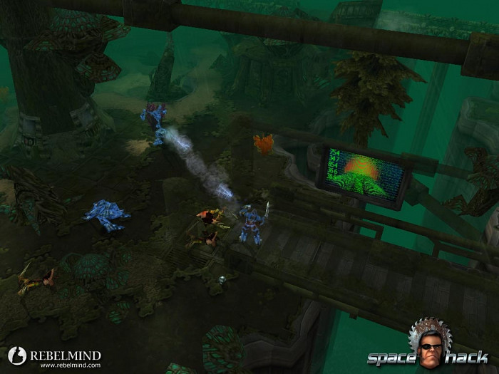 Скриншот из игры Space Hack