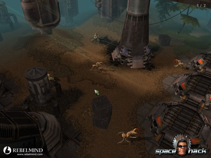 Скриншот из игры Space Hack