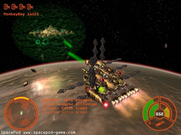 Скриншот из игры Space Pod